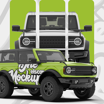 Modern SUV Mockup - 006 3d 4x4 adventure advertising auto automotive branding car crossover design family graphics mock up mockup off road offroad rendering service utility wrap