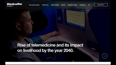Website redesign prototype (Blackcoffer) design ui ux