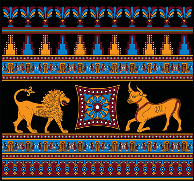 Kings ancient wall armenia illustration kings leo luxury wall mural sun taurus