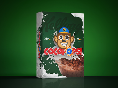 Coco Pops® | Kelloggs | Redesign 2d art branding brandon shepherd cereal coco pops® design digital digital art drawing illustration kellogs packaging packaging design procreate
