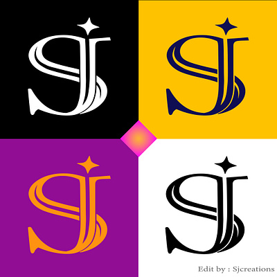 SJCREATIONS branding graphic design logo