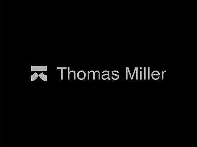 Thomas Miller Logo Design abstract apparel brand identity branding clothing fashion geometric icon lettermark logo mark minimal minimalist monogram mt tm tm logo type typography