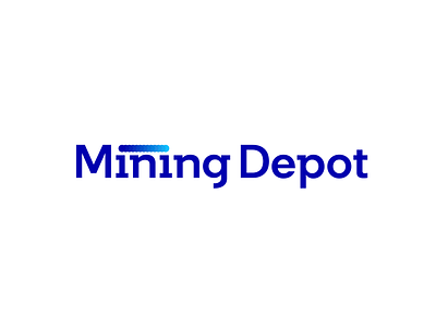 Mining brand branding coin crypto depo depot design finance font identity letter logo logotype mining money