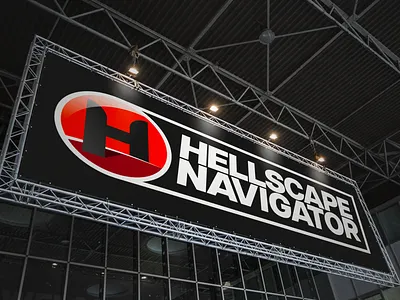Hellscape Navigator. artwork design illustrator mockup photoshop typography