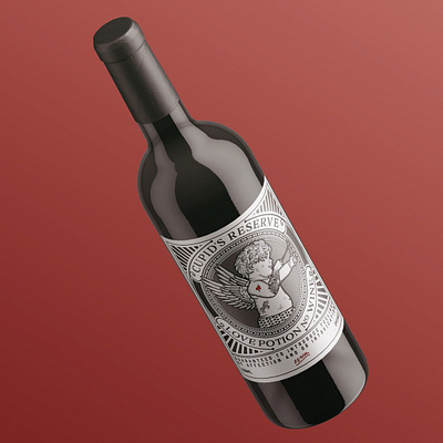 Cupid's Reserve Wine Label