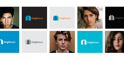 Neighbours animation branding design graphic design logo non profit typography website