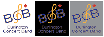 Burlington Concert Band - Logo Redesign branding canadian design graphic design illustration illustrator logo logo design rebranding typography vector volunteer