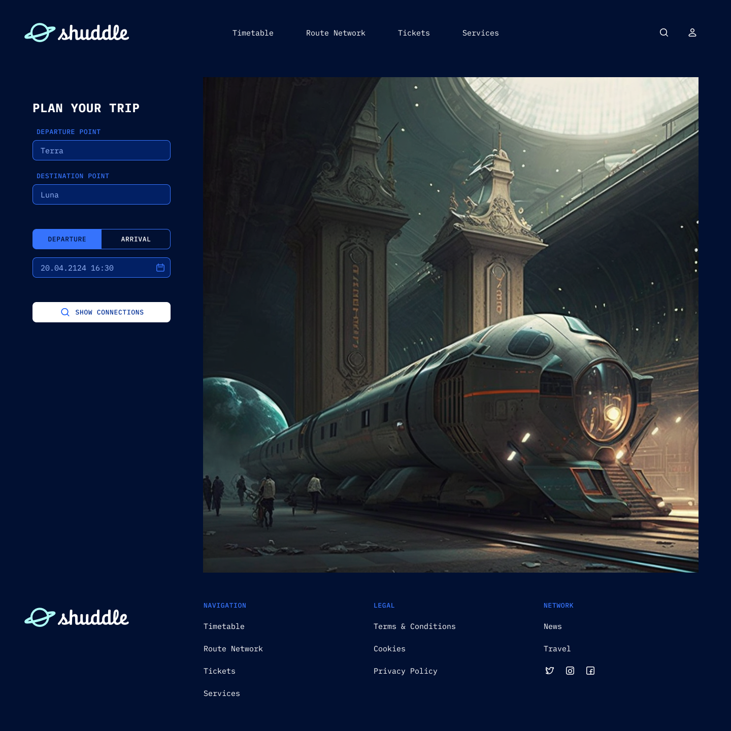 Naive redesign of the transit app