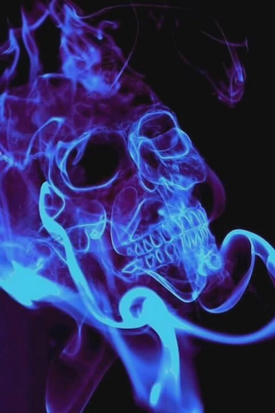 Smoking skull² 3d design motion graphics