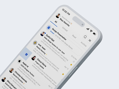 Emel - Email Mobile Apps app chat complex conversation e mail email gmail hotmail inbox letter mail mailbox mailing message mobile ui uidesign uiux