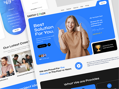 Business Solutions - Website Design agency branding business corporate creative digital agency graphic design mrinmoy product service solution ui ux web3 website