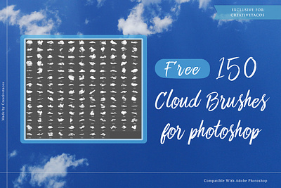 150 Free Cloud Photoshop Brushes Pack By Creativetacos 4k brushes branding brush cloud 8k brushes cloud brushes creative creativetacos design free abr photoshop free cloud brush photoshop illustration photoshop brush photoshop brushes
