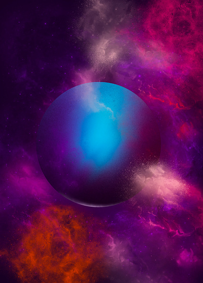 Space animation design drawing galaxy art graphic design illustration procreate procreate art