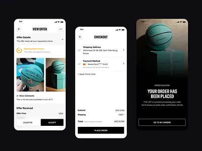 UI & Checkout agency analytics app checkout design designer graphic design logo mobile neueworld offer order ui ux
