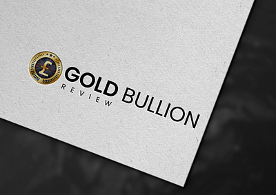 Gold Bullion Reviews Website Logo Design branding graphic design logo