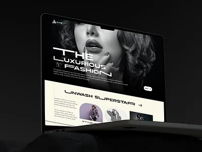 E-commerce Platform For Luxurious Dresses creative fashion web dribbble case study fashion web homepage landing page luxurious web app online shopping web design webapp website website design website ui