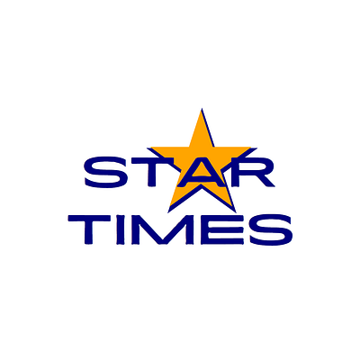 My recent work on Star times company logo branding graphic design logo