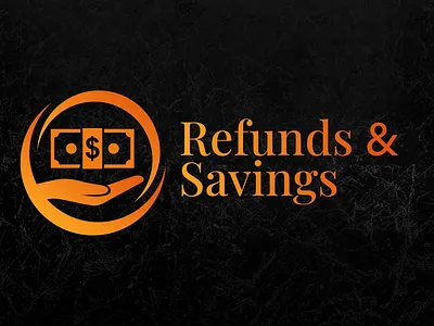 Refunds & Savings Website Logo branding graphic design logo ui