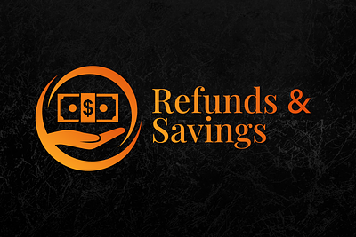 Refunds & Savings Website Logo branding graphic design logo ui