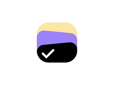 Task Management - App Icon app branding cards check chekcmark design flat icon illustration ios logo management task to do todo ui