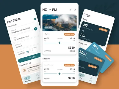 Blue Horizon Flight Booking App Concept adventure app apps bookings design flights glucode m3 material mobile travel ui ux