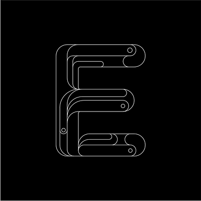 36 Days of Type: E graphic design illustration type design typography vector