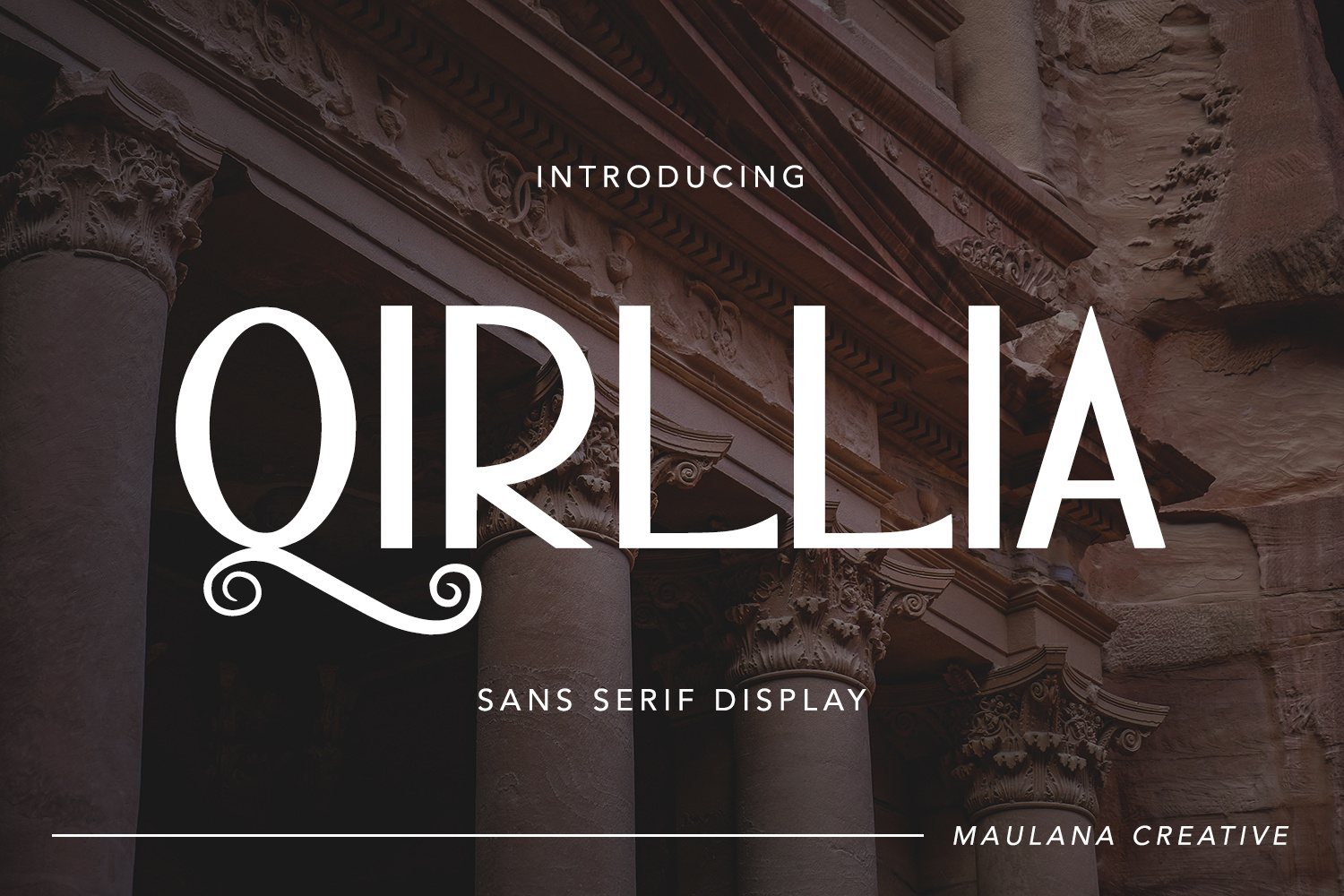 Qirllia Sans Serif Display Font by Maulana Creative on Dribbble