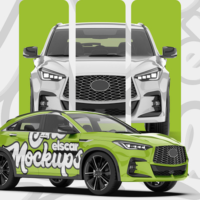 Modern SUV Mockup - 017 3d 4x4 adventure advertising auto automotive branding car crossover design family graphics mock up mockup off road offroad rendering service utility wrap