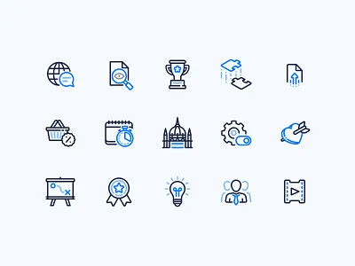 Recart Iconography I. budapest chat chatbot growth icon icon set iconography reward upload webshop