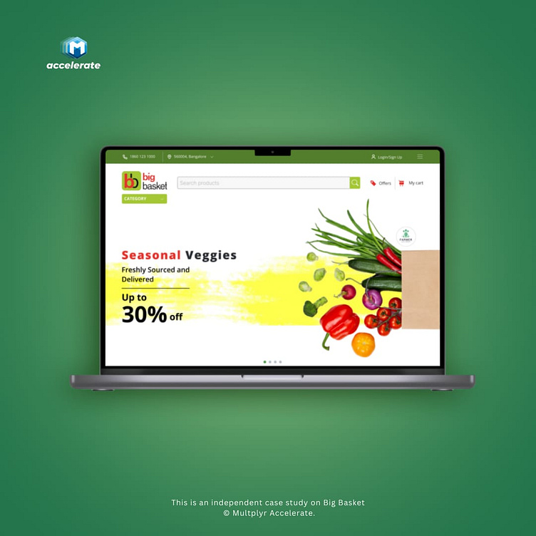 Bigbasket case study by Multplyr Accelerate on Dribbble