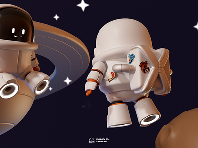 Branding design-figure spaceman branding design illustration