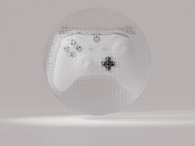 Xbox controller 3d 3d art b3d blender blender3d controller cyclesrender design houdini houdini sidefx houdinifx mograph motion graphics render wrapping xbox