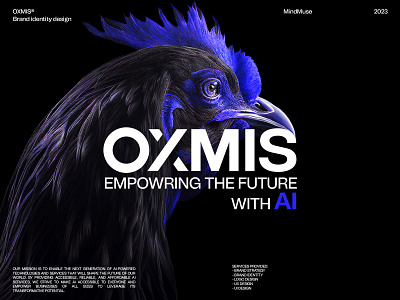 OXMIS.Ai Logo identity design agi ai artificial intelligence branding gpt graphic design identity logo technology