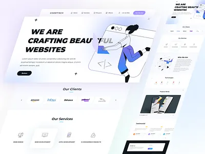 Web Design Project branding design design development graphic design icon design icons minimal design ui uidesign uiux ux uxdesign web design web development websites