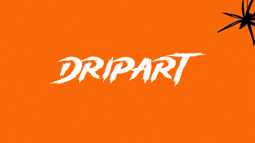 Dripart logo Animation branding color graphic design liquid text animation logo motion graphics typography