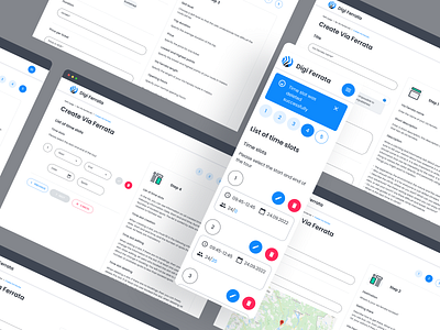 Booking Via Ferrata booking business clean design desktop interface mobile mobile design time slots trip ui user experience user interface ux via ferrara web web design web designer web page website website designer