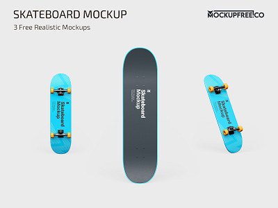 Free Skateboard Mockup free freebie mockup mockups photoshop product psd skateboard sport template templates
