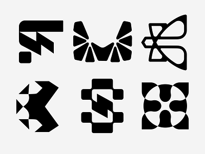 LOGO - MODERN - 2023 branding c design f icon identity illustration k logo marks s symbol ui vector w x