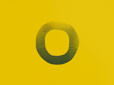 Letra O 36daysoftype 36daysoftype10 abstract alphabet branding design gradient grain graphic design letra letra o letras letter letter o noise o type type design type designer waves