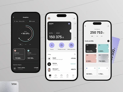 mono® analytics android banking crypto dashboard finance app finances fintech ios mobile mobile bank mono monobank neobank wallet