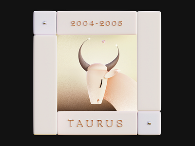 Taurus 3d 3d art animal astrology b3d blender c4d creature design grain illustration render signs taurus zodiac