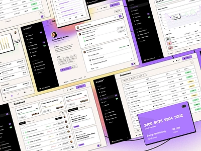 Neo brutalism inspired UI kit app brutalism crm dashboard figma gumroad inspiration mockup multipurpose neo neobrutalism neubrutalism product design saas software template trend ui ui design ui kit