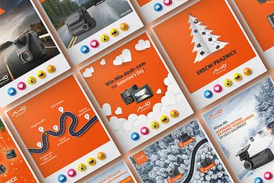 Social Media Design | Instagram Feed | Mio Dash Camera ads branding campaign design facebook feed graphic design instagram instagram feed instagram post media pack post product social media social media post story technology trading web