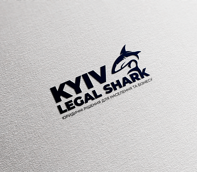 KYIV LEGAL SHARK branding design logo