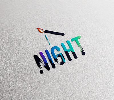 NIGHT branding design logo
