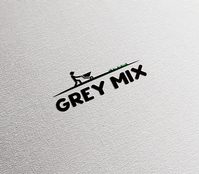 GreyMix branding design logo vector