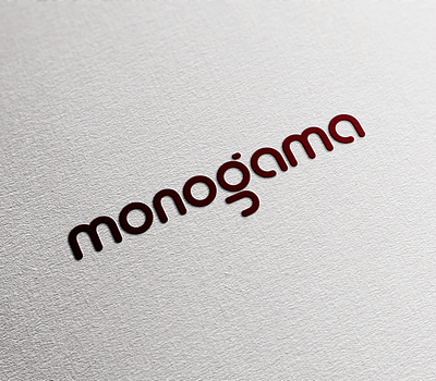 Monogama branding design logo vector