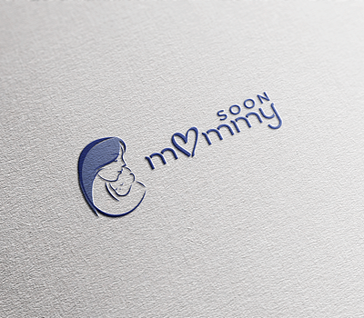 SOON MOMMY branding design logo vector