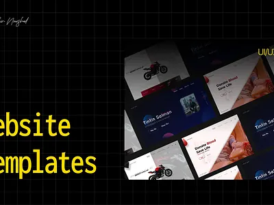 Web UI Templates for free bike blood branding design figma graphic design illustration portfolio ui ux website