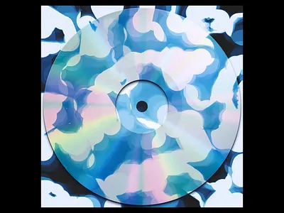 Ex.339 abstract album art blue cd cover ep grungy music pattern sleeve textured vinyl